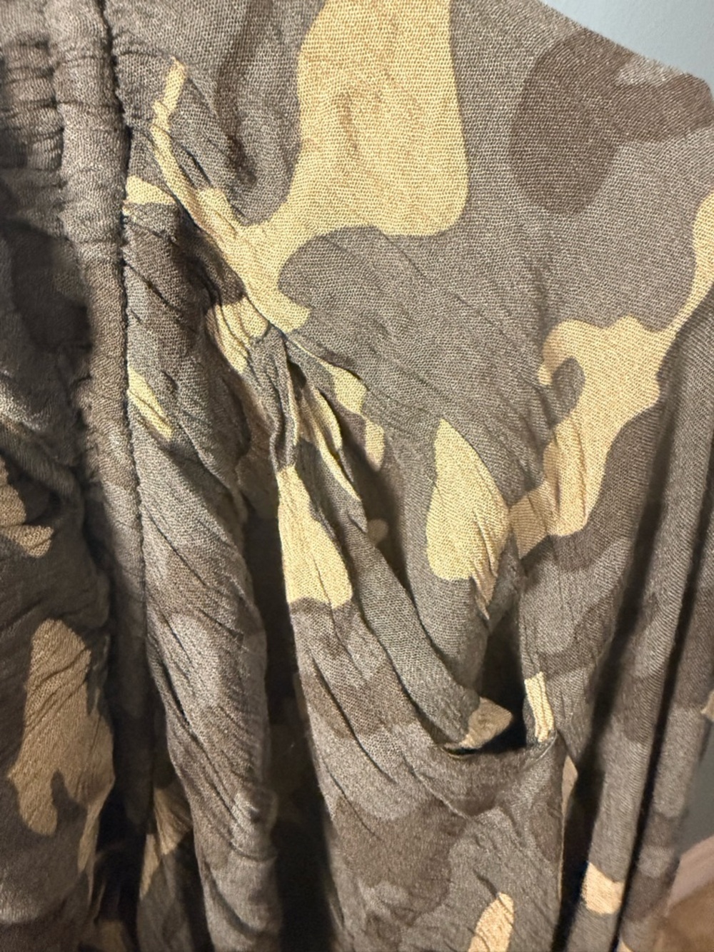Elan Strapless Strapless Cover-Up/Jumpsuit in Camo - Picture 5 of 10